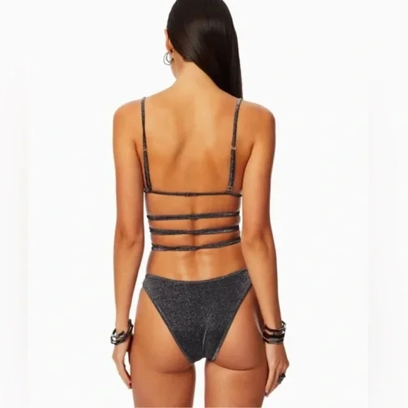 NWT Ramy Brook SET Bikini Hendrix Bikini Top & Lesia Knit Bikini Bottom Size XXS